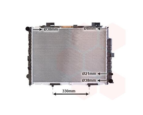 Radiator, engine cooling 30002228 International Radiators, Image 2