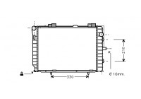 Radiator, engine cooling 30002229 International Radiators