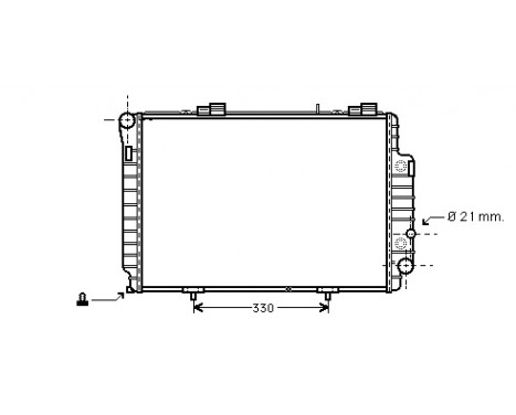 Radiator, engine cooling 30002230 International Radiators