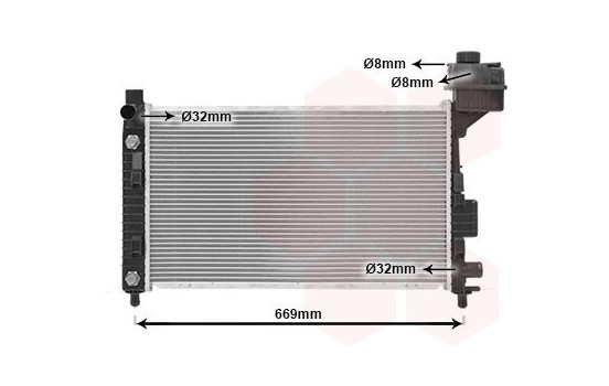 Radiator, engine cooling 30002248 International Radiators, Image 2