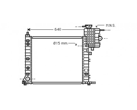 Radiator, engine cooling 30002265 International Radiators