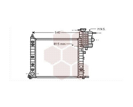 Radiator, engine cooling 30002265 International Radiators, Image 2
