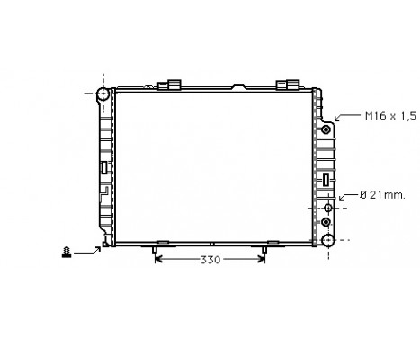 Radiator, engine cooling 30002283 International Radiators