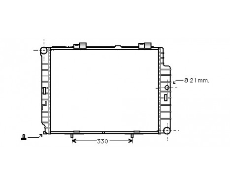 Radiator, engine cooling 30002287 International Radiators