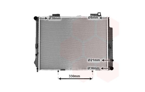 Radiator, engine cooling 30002302 International Radiators, Image 2