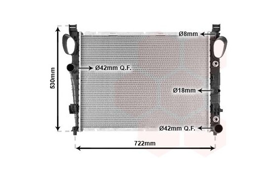 Radiator, engine cooling 30002306 International Radiators, Image 2