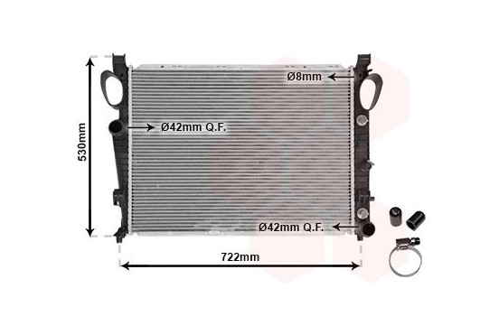 Radiator, engine cooling 30002311 International Radiators, Image 2