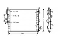 Radiator, engine cooling 30002331 International Radiators
