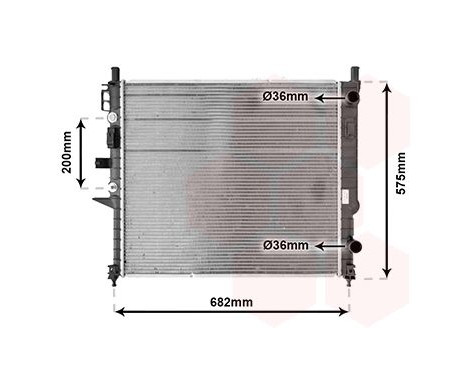Radiator, engine cooling 30002331 International Radiators, Image 2