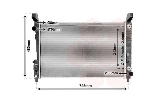 Radiator, engine cooling 30002364 International Radiators