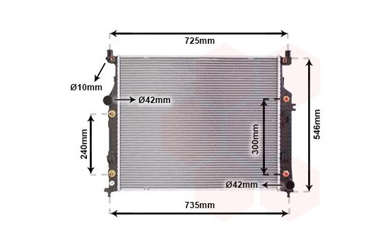 Radiator, engine cooling 30002436 International Radiators