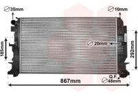 Radiator, engine cooling 30002444 International Radiators