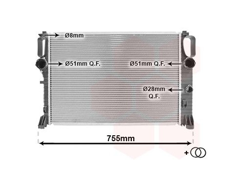 Radiator, engine cooling 30002449 International Radiators, Image 2