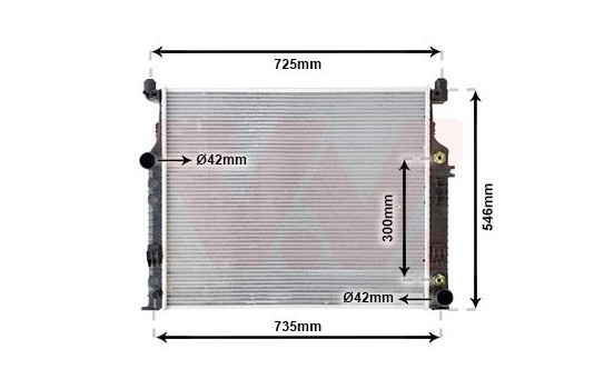 Radiator, engine cooling 30002458 International Radiators