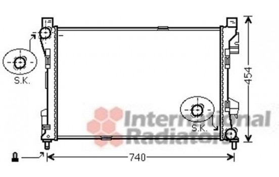 Radiator, engine cooling 30002463 International Radiators