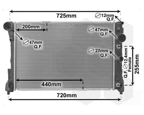 Radiator, engine cooling 30002491 International Radiators