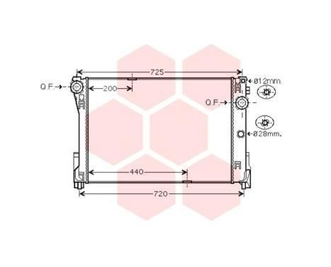 Radiator, engine cooling 30002591 International Radiators