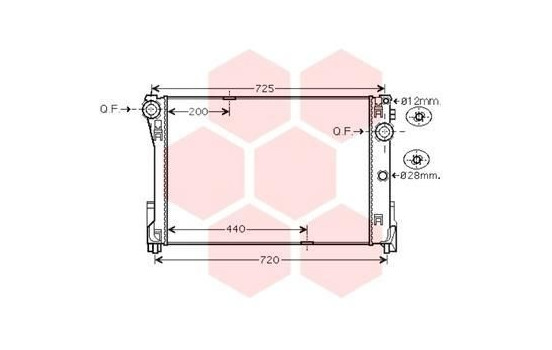 Radiator, engine cooling 30002591 International Radiators