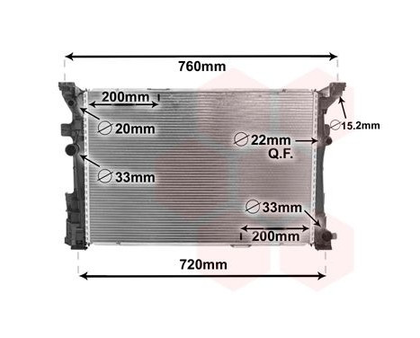 Radiator, engine cooling 30002653 International Radiators