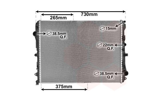 Radiator, engine cooling 30002667 International Radiators