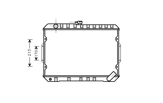 Radiator, engine cooling 32002027 International Radiators