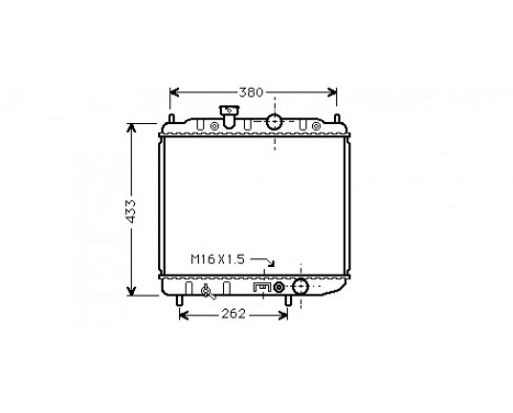 Radiator, engine cooling 32002036 International Radiators, Image 2