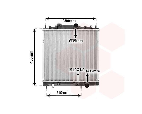 Radiator, engine cooling 32002036 International Radiators