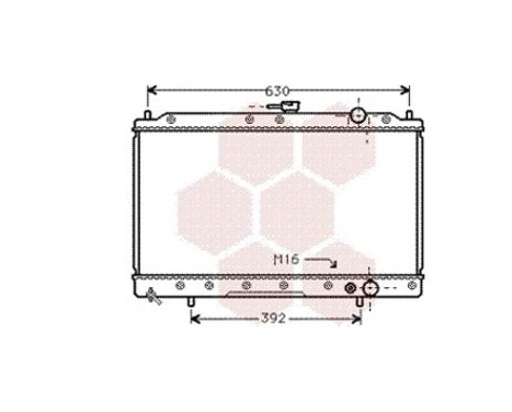 Radiator, engine cooling 32002043 International Radiators, Image 2