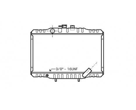 Radiator, engine cooling 32002062 International Radiators