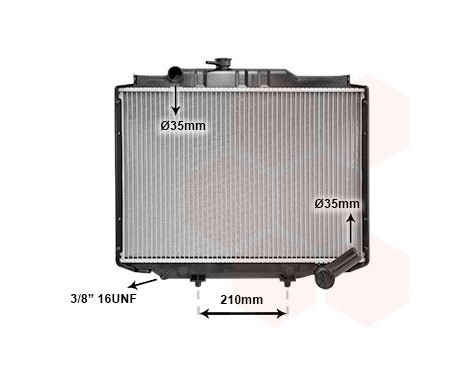 Radiator, engine cooling 32002062 International Radiators, Image 2