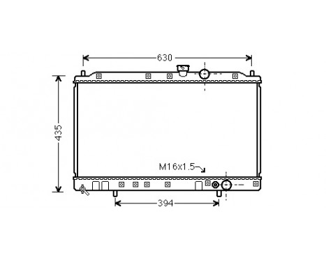 Radiator, engine cooling 32002064 International Radiators