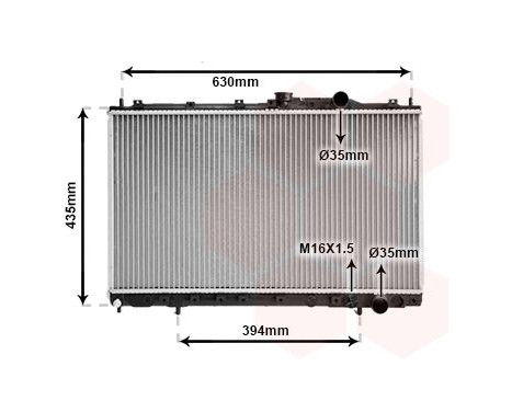 Radiator, engine cooling 32002064 International Radiators, Image 2