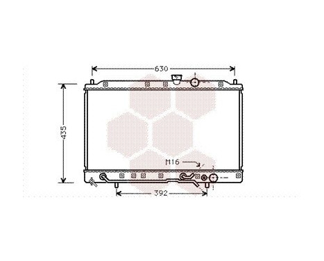Radiator, engine cooling 32002078 International Radiators, Image 2