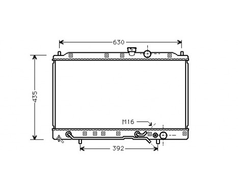 Radiator, engine cooling 32002078 International Radiators