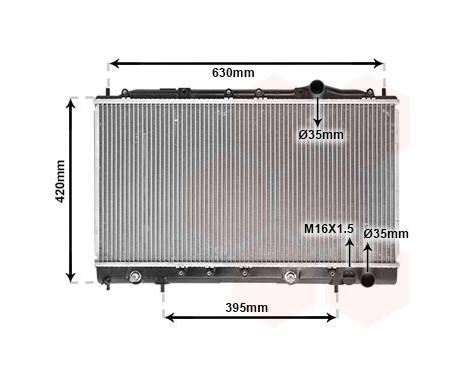 Radiator, engine cooling 32002083 International Radiators, Image 2