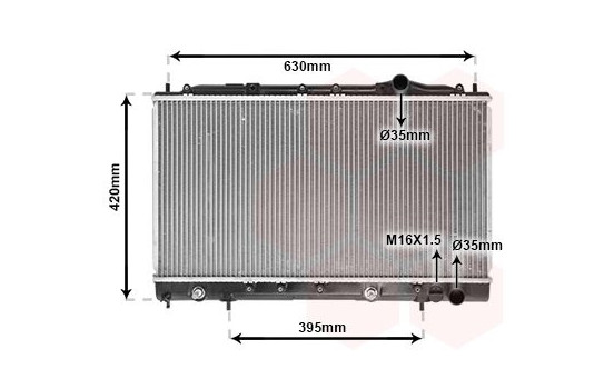 Radiator, engine cooling 32002083 International Radiators, Image 2