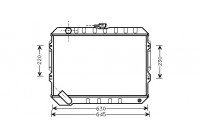 Radiator, engine cooling 32002088 International Radiators