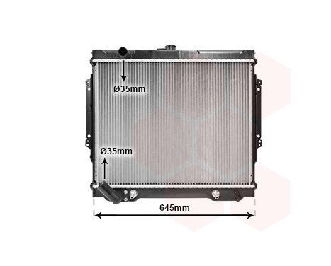 Radiator, engine cooling 32002089 International Radiators, Image 2