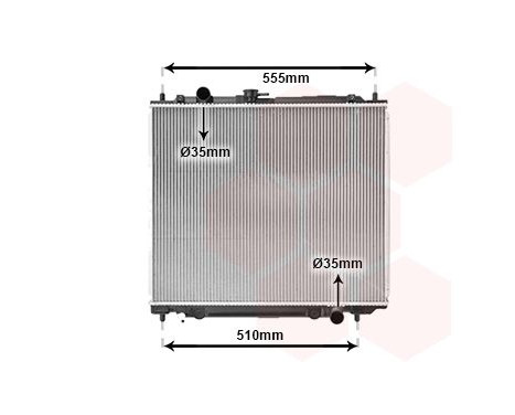 Radiator, engine cooling 32002109 International Radiators, Image 2