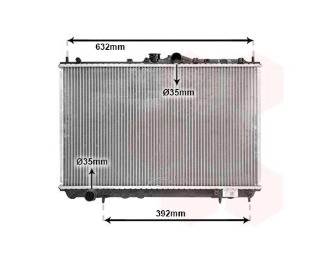 Radiator, engine cooling 32002111 International Radiators, Image 2