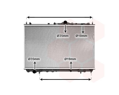 Radiator, engine cooling 32002116 International Radiators, Image 2