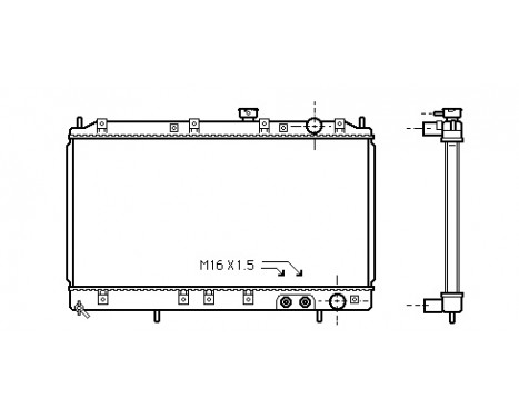Radiator, engine cooling 32002117 International Radiators