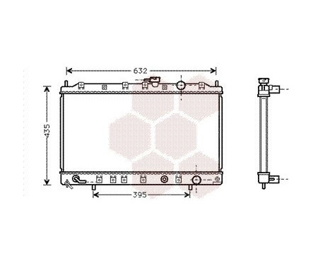 Radiator, engine cooling 32002133 International Radiators, Image 2