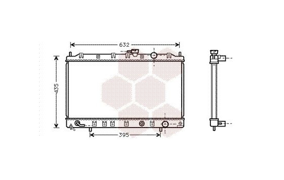 Radiator, engine cooling 32002133 International Radiators, Image 2