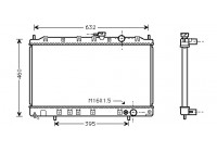 Radiator, engine cooling 32002134 International Radiators