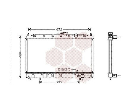 Radiator, engine cooling 32002134 International Radiators, Image 2