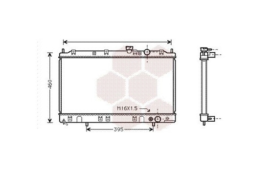 Radiator, engine cooling 32002136 International Radiators, Image 2