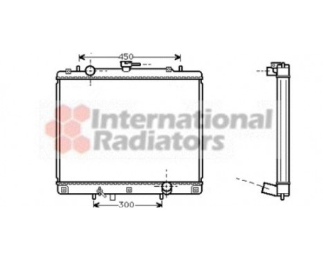 Radiator, engine cooling 32002140 International Radiators, Image 2