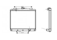 Radiator, engine cooling 32002140 International Radiators