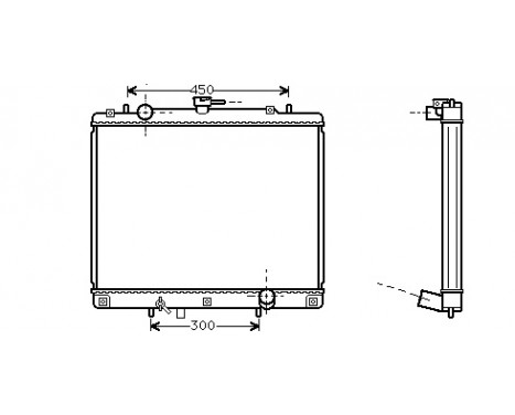 Radiator, engine cooling 32002140 International Radiators